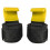 (Broadside 2pcs, Black) Weight Lifting Rod Hooks Heavy Duty Wrist Wraps Training Pull-up Palms Grip Straps 2