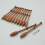 12 Pcs Bobbin Lace Danish Style Weaving Tool Kit Portable for Beginners Lace Making 13