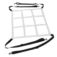 Tragbare, verstellbare Polyester-Schlagzone für Baseball und Softball, Wurftarget, Weiß