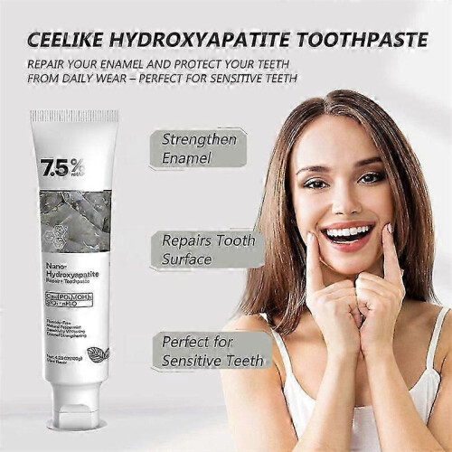 3PCS 7.5% Nano-Hydroxyapatite Toothpaste Remove Deep Clean for Sensitive Teeth 120g 1