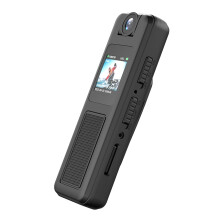 1080P Body Camera with Audio and Video Recording Wearable Body Cam Mini Webcam 180 Rotatable Lens IR Night Vision with Magnetic Back Clip