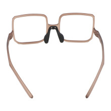 TR90 Billardbrille mit verstellbarem Nasenpad, Weitfeld, leicht, Myopie-Sicherheitsbrille, Braun