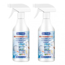 (2pcs) Defrosting Spray for Fridges Freezer Gentle Rapid De-icer Spray Long Term Antifreeze Liquid for Home