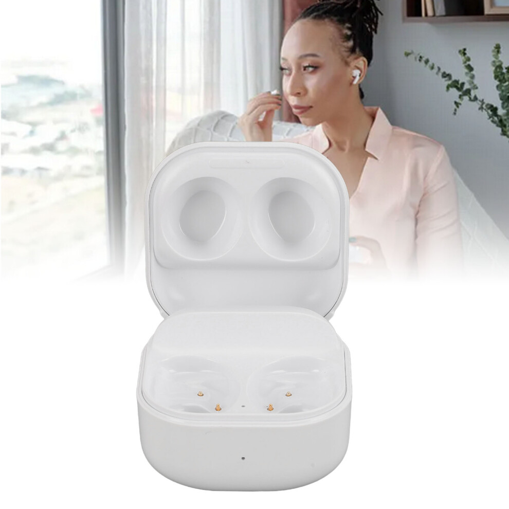 Earphones Charging Case Replacement Charger Case Dock 600Mah Earphone Charging Station For Buds Fe Sm R400 White 4121313447897