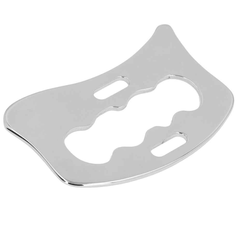304 Stainless Steel Massage Gua Sha Tool with Hand Grip Muscle Relief Trigger Point Acupuncture Scraper Tool