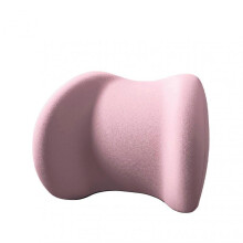 (Lumbar, Pink) Ergonomic Car Seats Headrest Breathable Soft Memorys Foam Car Cushion for Long Drives