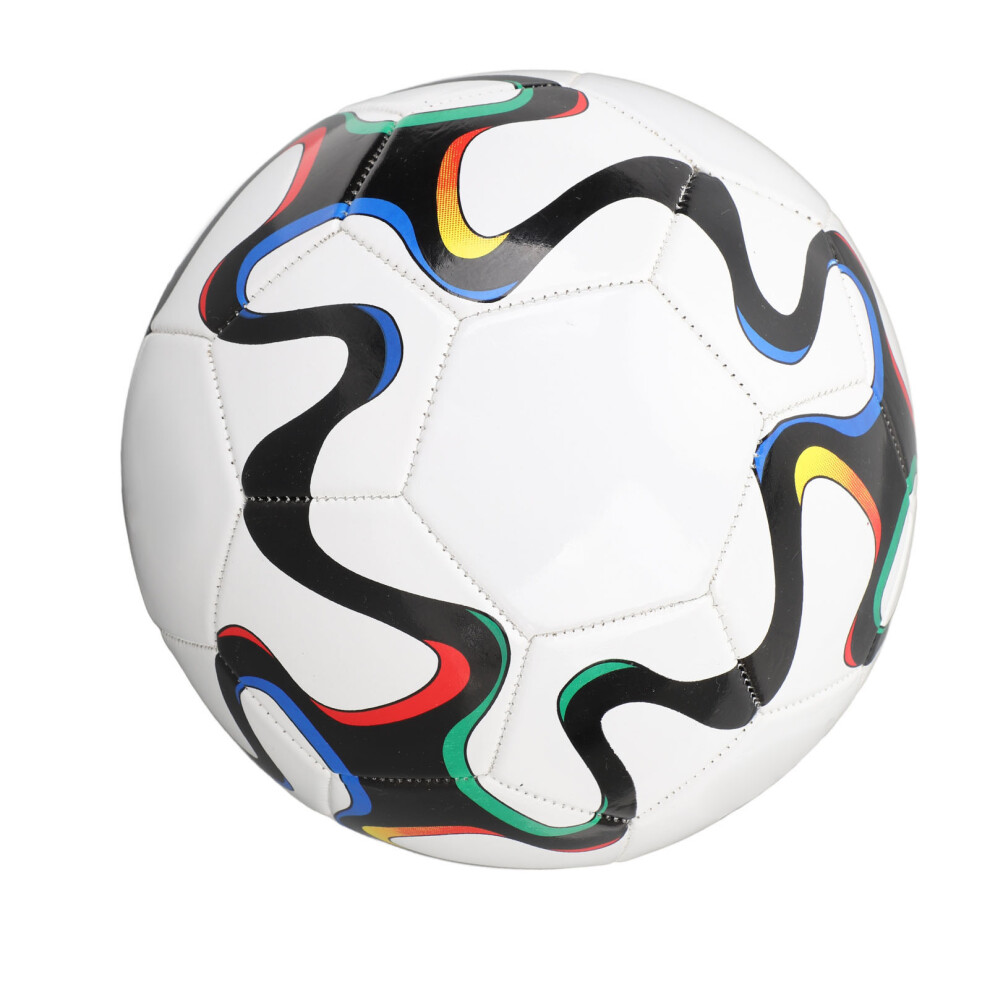 Size 5 Soccer Ball Thickened PVC Waterproof Good Elasticity Training Soccer Ball for Competition