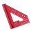 3D Mehrwinkel-Messlineal 45/90 Aluminium-Baugerechtel 5