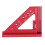 3D Mehrwinkel-Messlineal 45/90 Aluminium-Baugerechtel 8