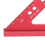 3D Mehrwinkel-Messlineal 45/90 Aluminium-Baugerechtel 6