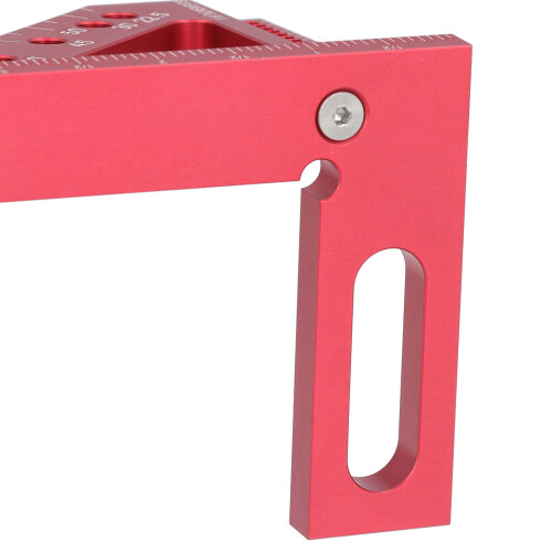 3D Mehrwinkel-Messlineal 45/90 Aluminium-Baugerechtel 2