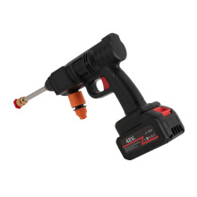 Cordless Pressure Washer 30bar High Pressure Portable Electric Pressure Washer Car Washer with 5m Long Hose for Car Fence Floor Patio EU Pl