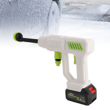 High Pressure Washing Machine Battery Powered Cordless Portable Car Washer with Filter Hose for Home and Outdoor Use US Plug 110‑240V