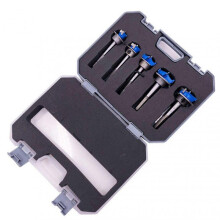 5Pcs Forstner Drill Bit Set 15-35mm Woodworking Hinge Hole Drilling Boring Bit Cutter for Wood Plastic