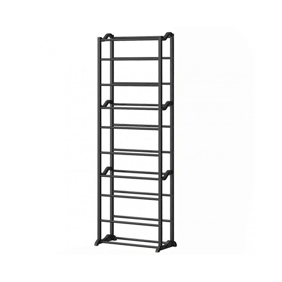 10 Tiers Shoe Rack 30 Pairs Sturdy Shoe Shelf Vertical Shoe Boot Organiser for Entryway Closets