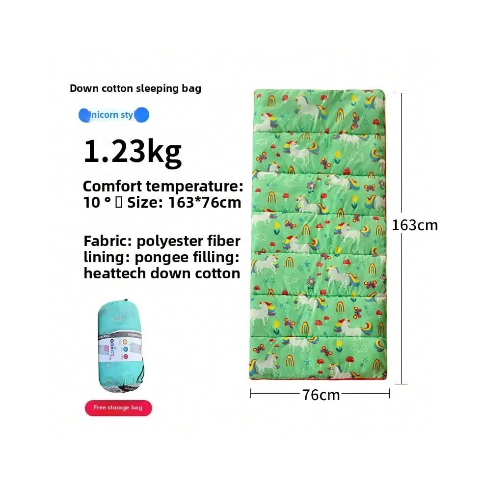 (10 degrees-1) Zestjoy Spring Autumn Sleeping Bag 5 Mommy Sleeping Bag 25 Cotton Sleeping Bag Outdoor Cold-proof Warm Children Surprise Gift-image-OPC-PHQ8MK9-NEW