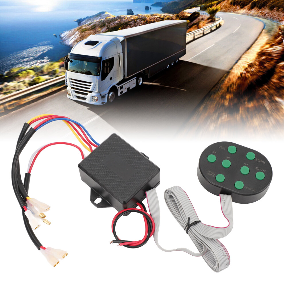 Car Horn Controller Enhance Sound Effect Dc 12V 24V Stable Performance Easy To Operate For Vehicles 8701313455908
