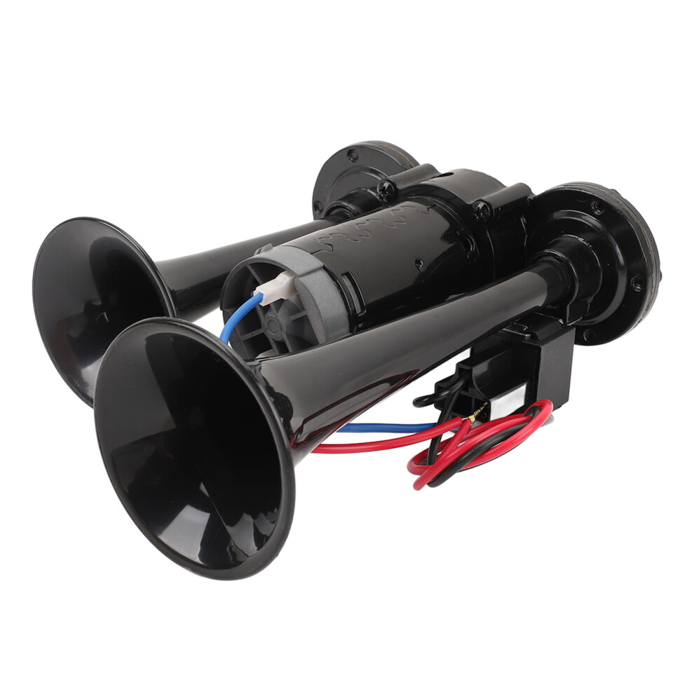 Dc24v 130Db Dual Trumpet Horn Loud Sound Sturdy Easy Installation Dual Trumpet Air Horn For Truck Car Train Van Yacht 5061313456040