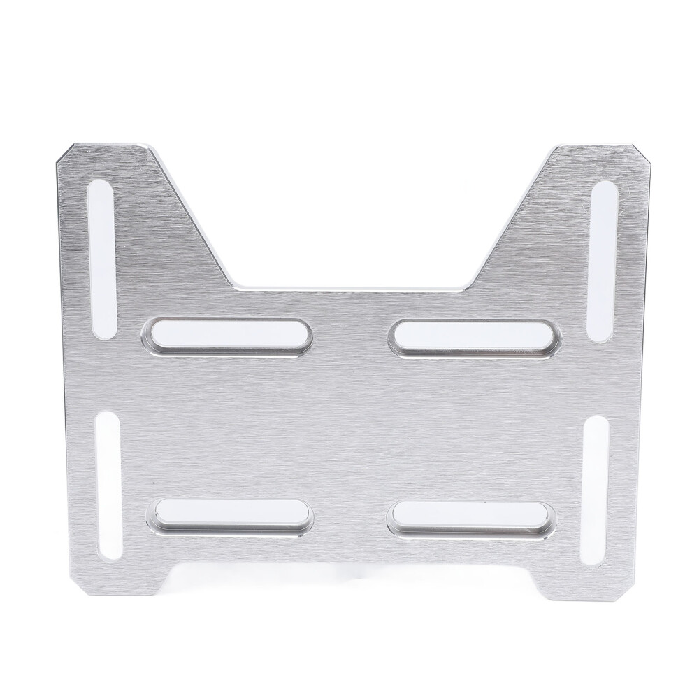 Adjustable Engine Mount Adapter Bracket With Hardware Aluminum High Hardness Long Durability For Mini Bike Go Kart Silver 4031313456754