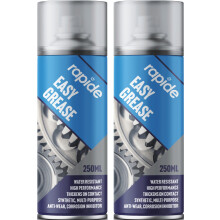 2 x 250ML Easy Grease Aerosol Spray Lubricant Can Motorbike Car