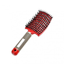 (Red) Detangling Hair Brushes Ultra-Soft Bristkes Dry and Wet Hair Brush Detangler for Faster Blow Drying