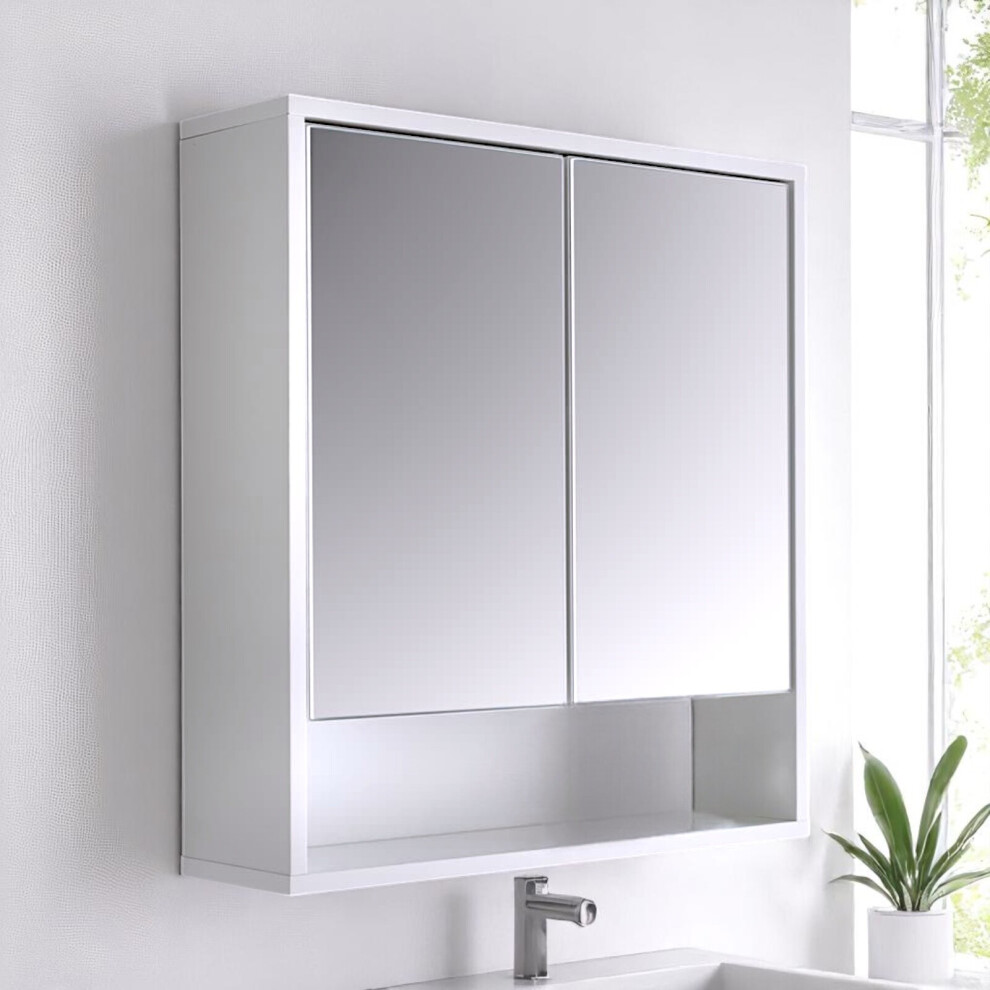 Stunning High Gloss Bathroom Mirror Cabinet Perfect Bathroom Storage
