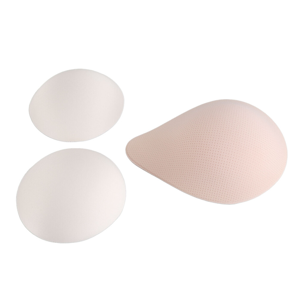 Mastectomy Boob Prosthesis Forms Spiral Shaped Ventilation Massage Particles Bra Insert Pads Sponge Boobs for Transgender Crossdressers 4 R