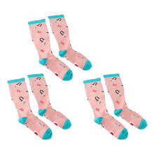 3 Paar Extra Weit Calf Kompressionsstrümpfe Männer Frauen XXL Unterstützung Kniehoch Nylon