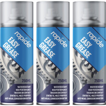 3 x 250ML Easy Grease Aerosol Spray Lubricant Can Motorbike Car