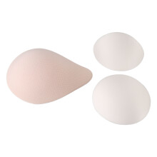 Mastectomy Boob Prosthesis Forms Spiral Shaped Ventilation Massage Particles Bra Insert Pads Sponge Boobs for Transgender Crossdressers 4 L