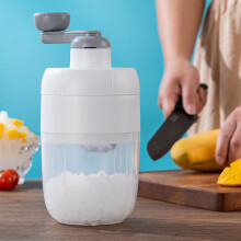 Manual Ice Crusher Efficient Shaving Impact Resistant Detachable Easy Cleanup Portable Snow Cone Maker