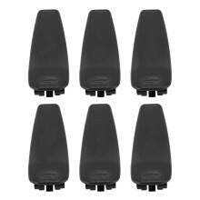 6 Stück Schwarzer ABS Radio-Gurtsclip-Halter für IC-V8E, IC-V80, IC-T70, F3002 Batterien