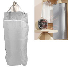 Portable Clothes Dryer 500W 2 Mode Fast Heating Foldable Electric Laundry Dryer Machine with Dryer Bag 2 Mode for Apartment RV Travel