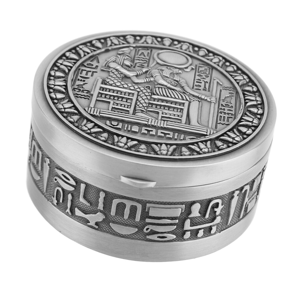 Vintage Jewelry Box Exquisite Elegant Zinc Alloy Soft Velvet Lining Trinket Organizer Earring Necklace Storage Box 6211P-image-OPC-PHQ8QYK-NEW