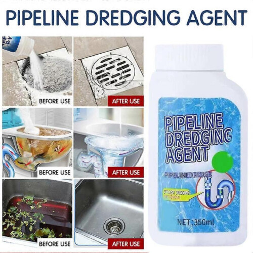 (1pc)350ml Drain Clog Remover Agents Powerful Pipe Dredging Agents Instants Kitchen Unblocker for Bathroom 2