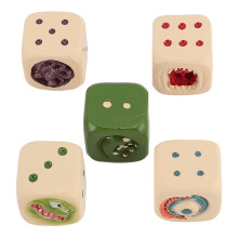 Monster Würfel-Set aus synthetischem Resin, 6 Würfel für Horror-Brettspiele