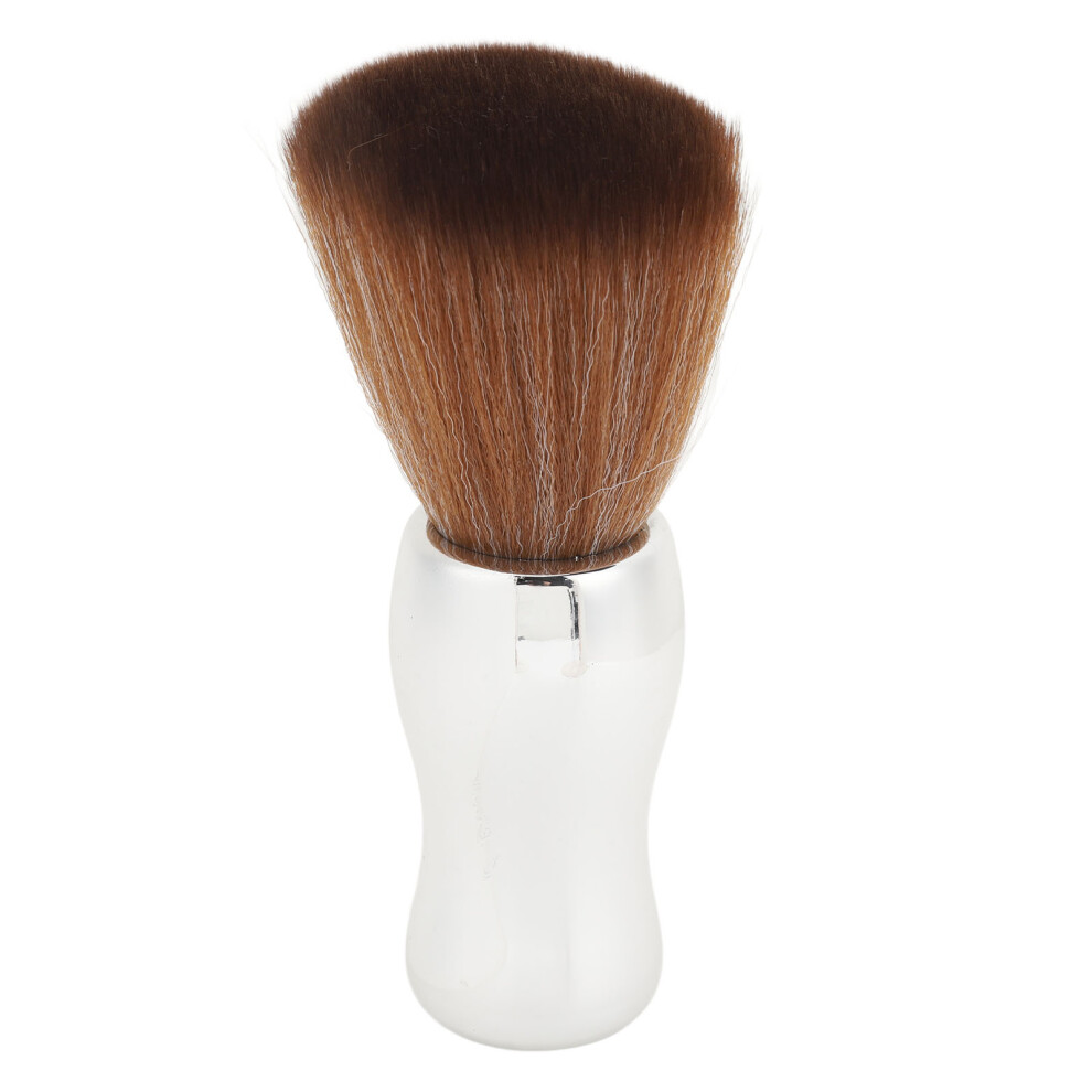 Neck Duster Brush Nylon Bristles Ergonomic Handle Comfortable Grip Hair Cutting Duster Brush for Barber