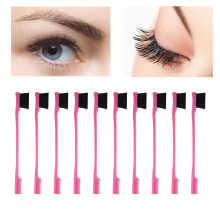 20 Pcs Eyebrow Brush Comb Dual Head Eyelash Makeup Brush Lash Seperating Combs Mascara Applicator Makeup Tool