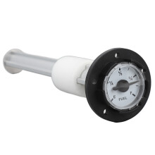 Fuel Tank Cap Gauge High Precision Display Universal Mechanical Gas Cap Gauge with Float for Yachts Cars Trucks Farm Vehicle 300mm / 11.8in