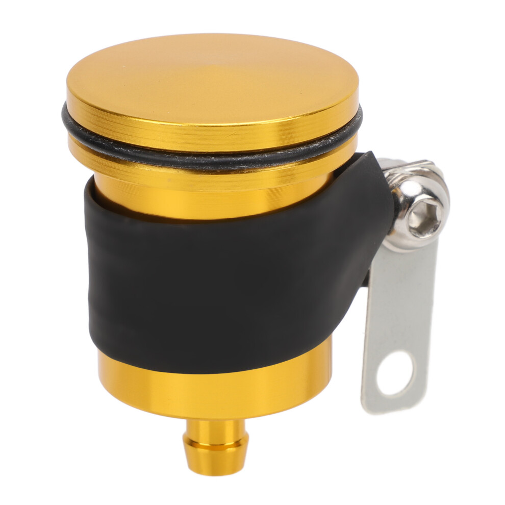Motorcycle Brake Fluid Reservoir Universal Aluminum Brake Master Cylinder Oil Cup For Yzf R1 R3 R6 R25 R15 R125 600R 40Ml Gold 9351313484829