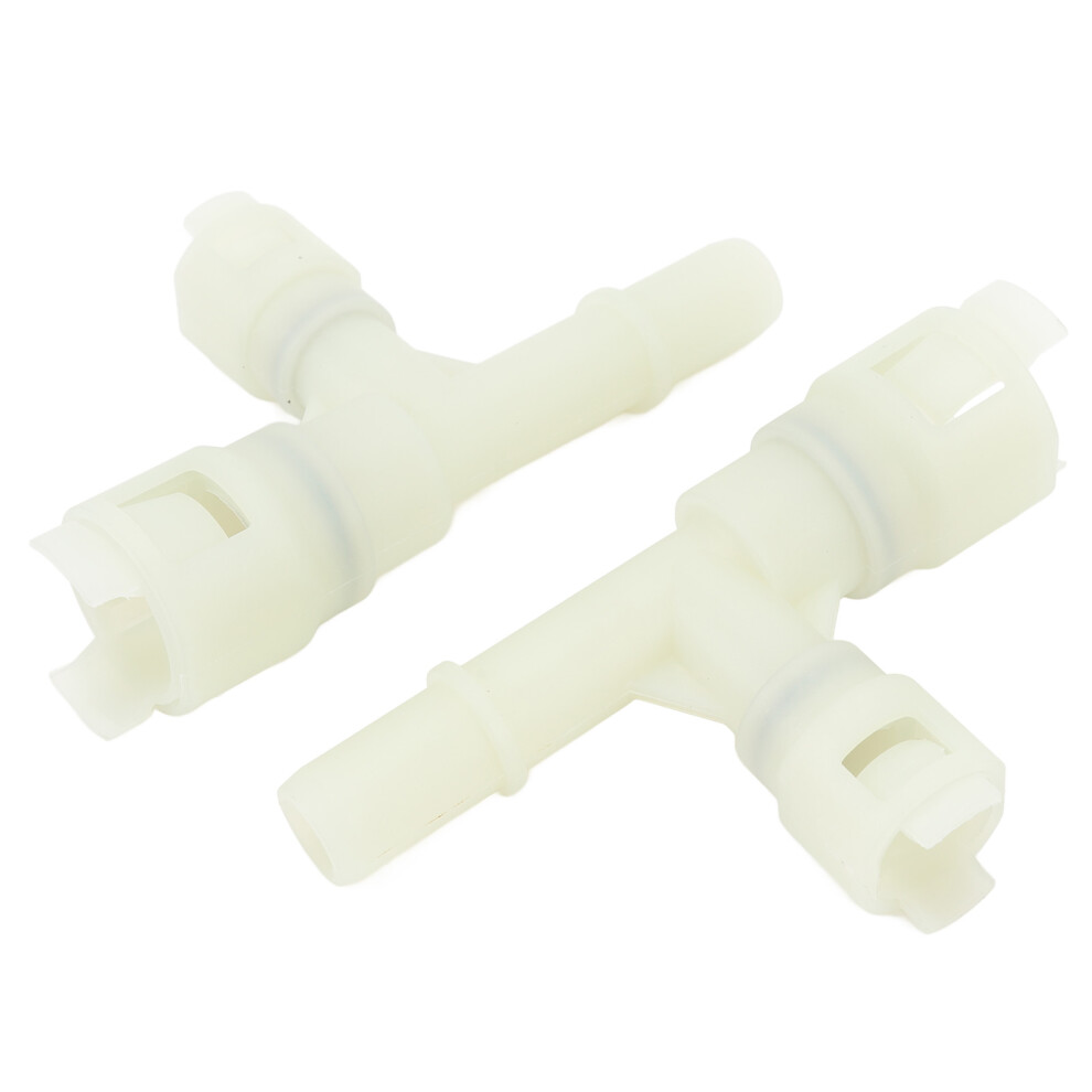 2Pcs Heater Hose Connector High Toughness Long Lifespan Reliable Performance 15055343 For Xl 1500 2500 White 7901313484958