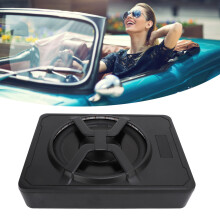 10 Inch 800W Slim Underseat Subwoofer with Amplifier Under Seat Powered Car Truck Active Subwoofer Remote Control Blue Ambient Light