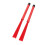 2PCS Retractable Drum Brushes Plastic Bristles Rubber Handle Drumstick Brush Replacement Drum Accessories Red 8