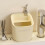(With Rabbit) Household Mini Removable Drain Trash Can Multi-functional Garbage Bin for Bedroom Bathrooms 4