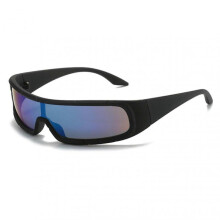(Black Green Film) Unisex Uv400 Cycling Sunglasses UV Blocking Anti-Dazzling Wrapped Shades for Skiing Fishing Boating Motorcycling