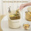 (With Rabbit) Household Mini Removable Drain Trash Can Multi-functional Garbage Bin for Bedroom Bathrooms 2