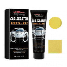 (1 Set) Scratch Repair Wax for Car Lasting Waterproof Auto Scratch Covering Wax with Sponge