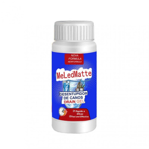 (1 Bottle) Meledmatte Powerful Pipe Dredging Agents Non-Irritating Sink Drains Cleaner for Multiple Pipes