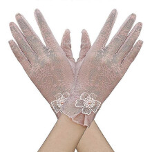 Floral Lace Gloves for Wedding Opera Party Flapper Lace Gloves Stretchy Adult Sizewomen's Spring And Summer Thin Touch Screen Gloves Sunscreen Gloves