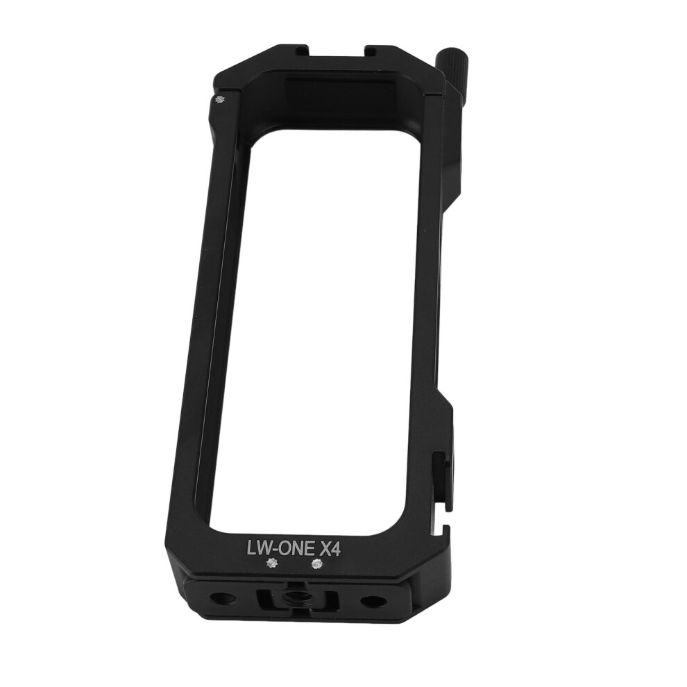 Action Camera Frame Cage Aluminum Alloy Sports Camera Protective Cage With 2 Cold Shoe Mount For One X4 Panoramic Camera 5031313487382